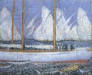 Philip Wilson Steer A Procession of Yachts oil painting artist